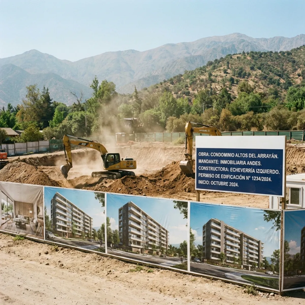 Reunión entre inversionista y desarrollador inmobiliario en Chile