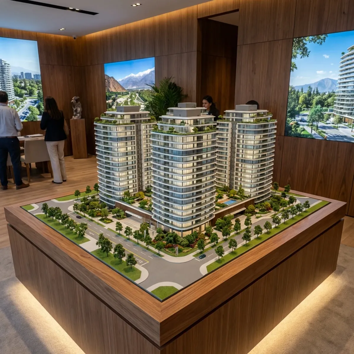 Persona llenando formulario de captación inmobiliaria en Chile