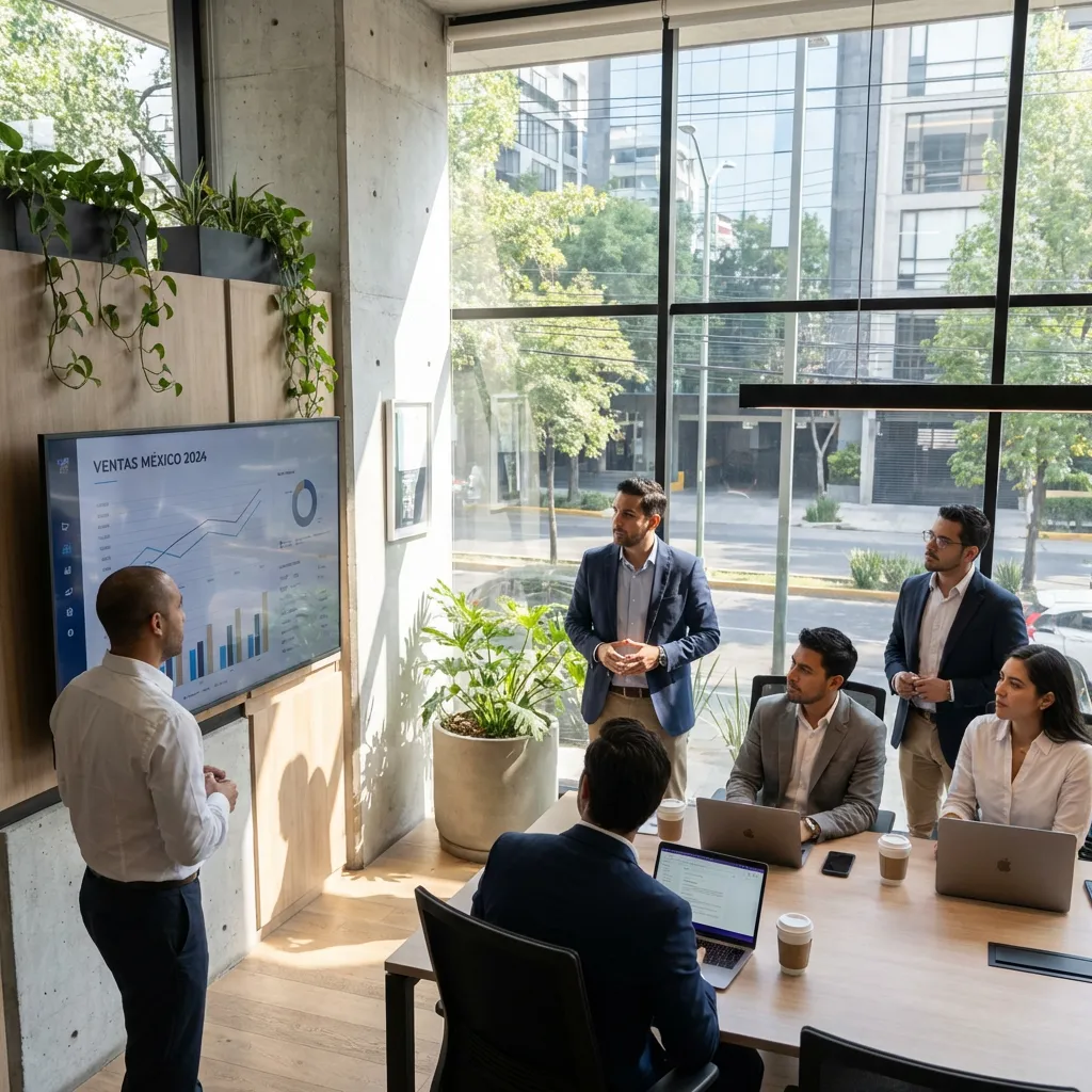 Oficina de ventas de desarrollo inmobiliario en Chile