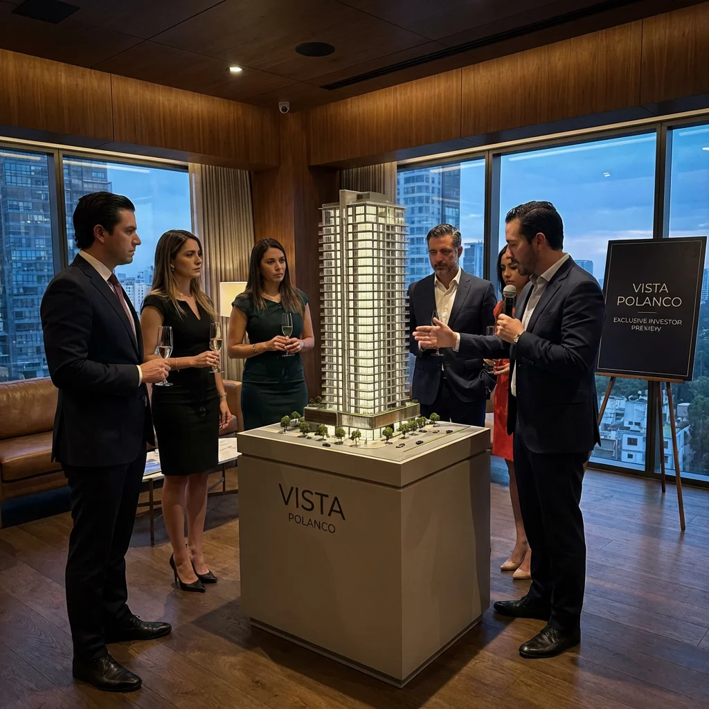 Evento de networking para inversionistas inmobiliarios en Madrid