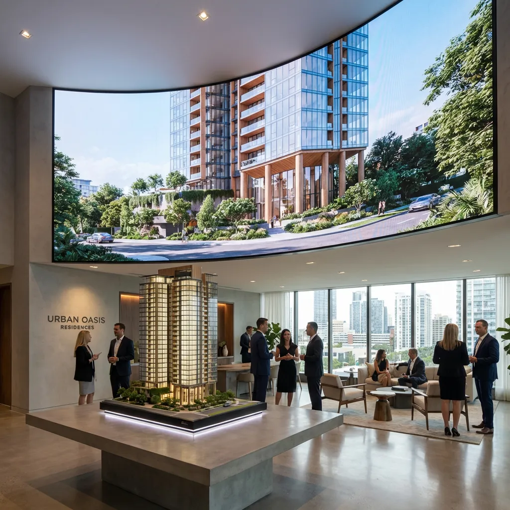 Presentación de renders arquitectónicos en España