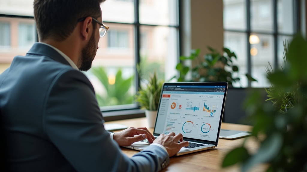 Gráfica de ROI y conversiones de campañas Google Ads inmobiliarias en México